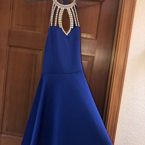 Blue Charlotte Russe Homecoming Dress